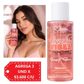 Body Mist Misucka Lovely Vibes Sunset Glow 250 ML 