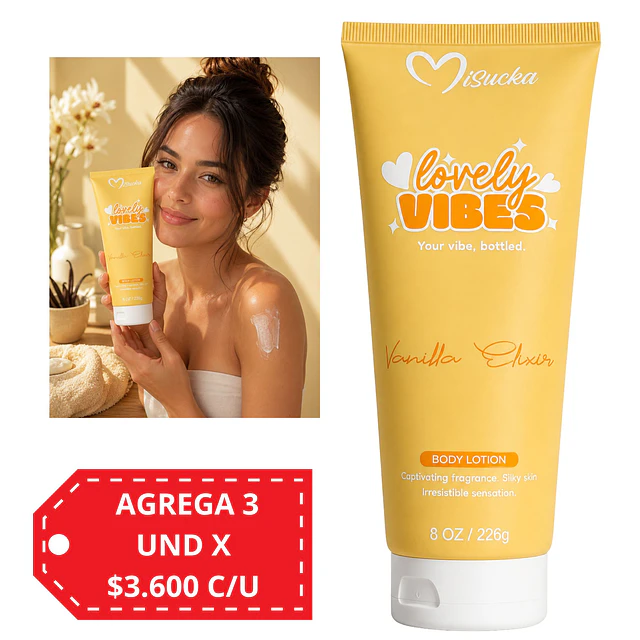 Crema Corporal Misucka Lovely Vibes - Vanilla Elixir 226 g 