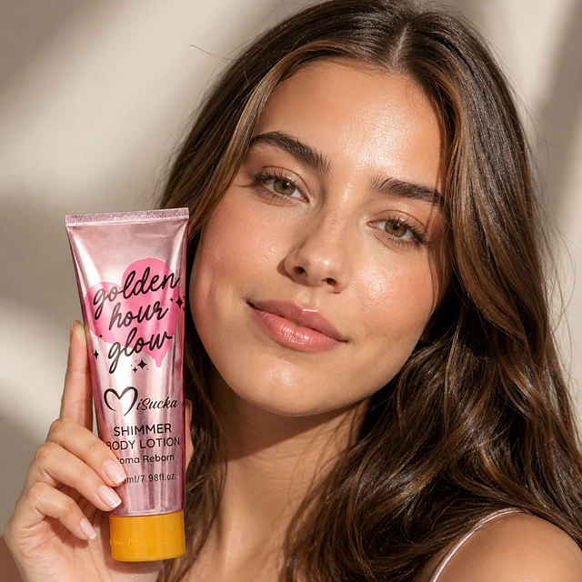 Crema Corporal con Shimmer Misucka Golden Hour Glow 236 ML  - ROMA REBON 