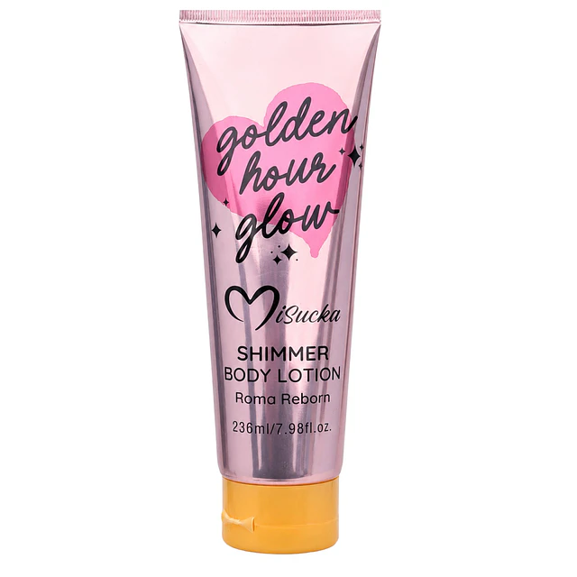 Crema Corporal con Shimmer Misucka Golden Hour Glow 236 ML  - ROMA REBON 