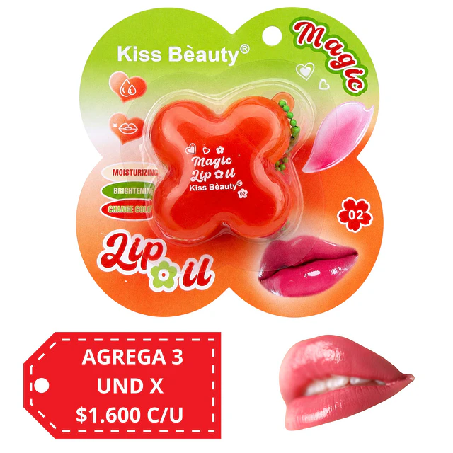 Aceite Labial Mágico Kiss Beauty 9824 - Tono 2 