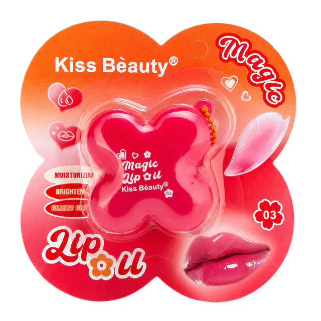 Aceite Labial Mágico Kiss Beauty 9824 - Tono 3