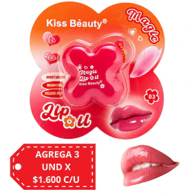 Aceite Labial Mágico Kiss Beauty 9824 - Tono 3