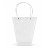 Pack 6 Bolsas PVC Transparentes con Asa - Colores Surtidos 
