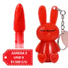 Brillo Labial Llavero en Forma de Conejo Kiss Beauty 4157 - TONO 6