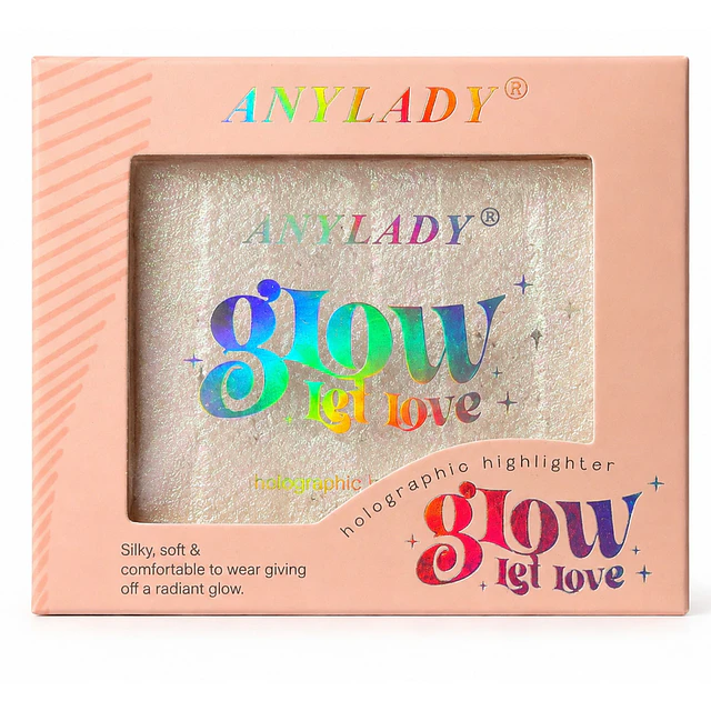 Iluminador Facial Holografico AnyLady Glow Let Love 2614 - Tono 1 