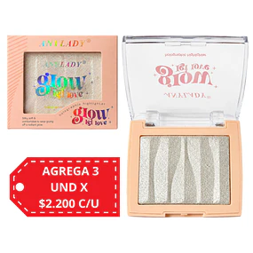 Iluminador Facial Holografico AnyLady Glow Let Love 2614 - Tono 1 