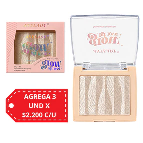 Iluminador Facial Holografico AnyLady Glow Let Love 2614 - Tono 4