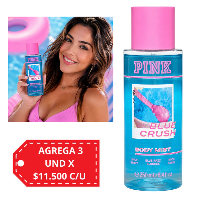 Body Mist PINK  Victorias Secret  250 ml - Blue Crush 