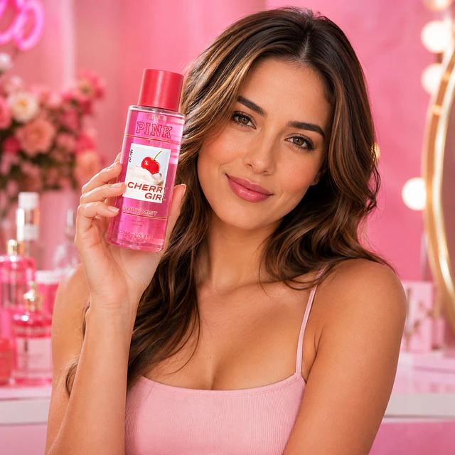 Body Mist PINK  Victorias Secret  250 ml - Cherry Girl 