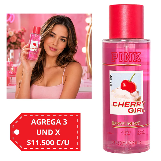 Body Mist PINK  Victorias Secret  250 ml - Cherry Girl 