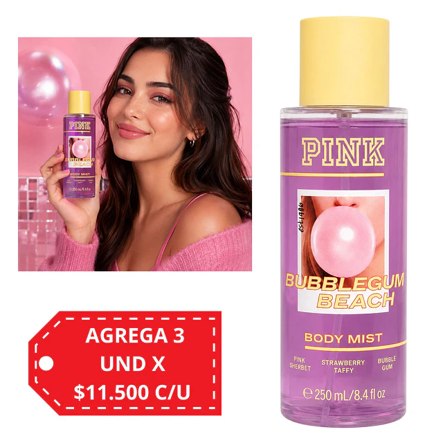 Body Mist PINK  Victorias Secret  250 ml - Bubblegum Beach 
