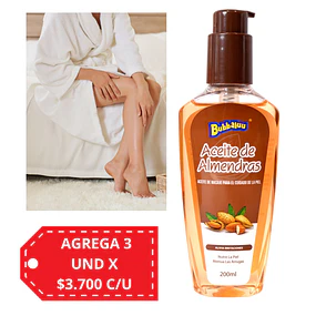 Aceite de Masaje Bubbaluu 200 ml - 1950 Almendras 