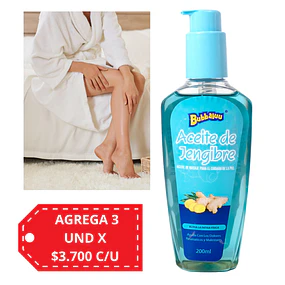 Aceite de Masaje Bubbaluu 200 ml - 1953 Jenjibre 