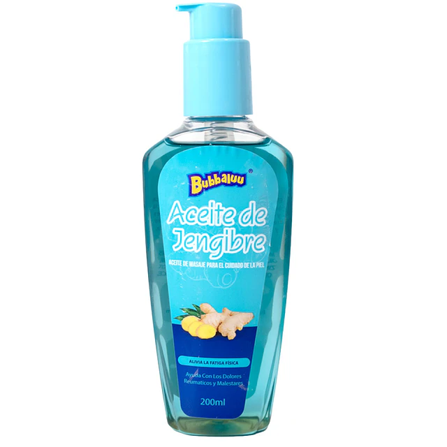 Aceite de Masaje Bubbaluu 200 ml - 1953 Jenjibre 