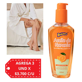 Aceite de Masaje Bubbaluu 200 ml - 1951 Naranja 