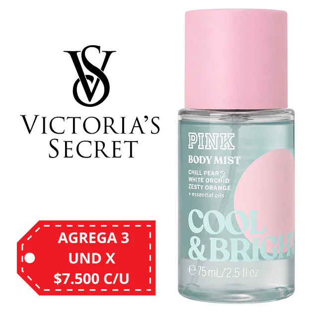 Body Mist PINK 75 ml - Cool & Bright 