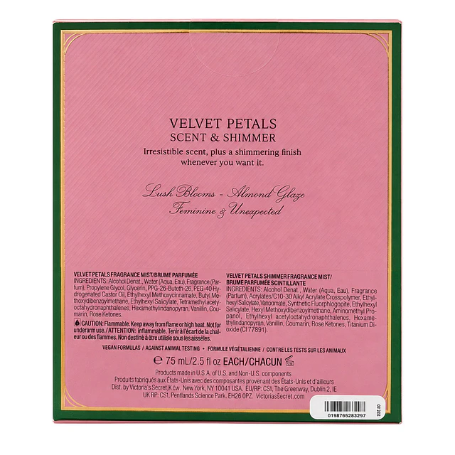 Set Victoria's Secret Body Mist + Shimmer - Velvet Petals 