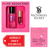 Set Victoria's Secret Body Mist + Lip Gloss - Pure Seduction 