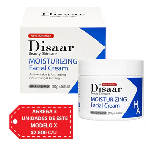 Crema Facial Hidratante Disaar 120 g Ácido Hialuronico 