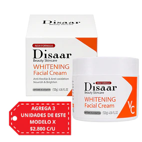 Crema Facial Iluminadora Disaar 120 g Vitamina C 
