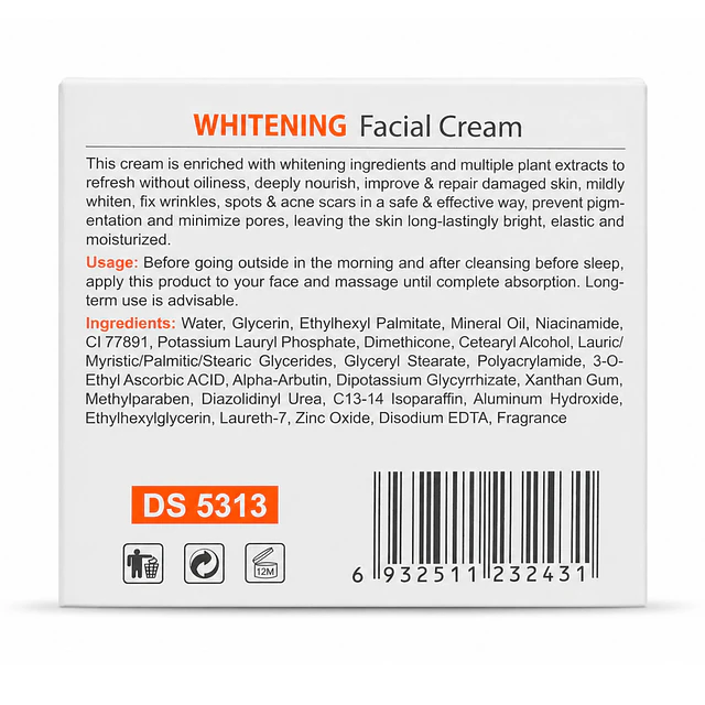 Crema Facial Iluminadora Disaar 120 g Vitamina C 