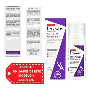 Serum Facial Anti Edad Disaar 50 Ml Retinol VA 