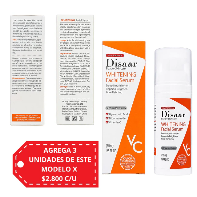 Serum Facial Disaar 50 ML Vitamina C 