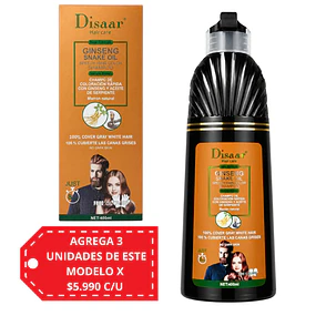 Shampoo Tinte Disaar Ginseng 400 ml Marrón Natural 