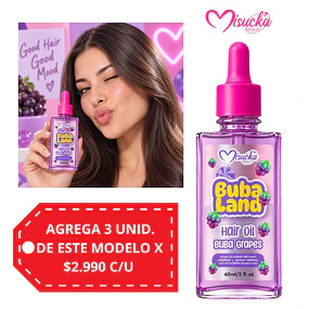 Aceite Capilar Misucka Buba Land 60 ml - Buba Grapes