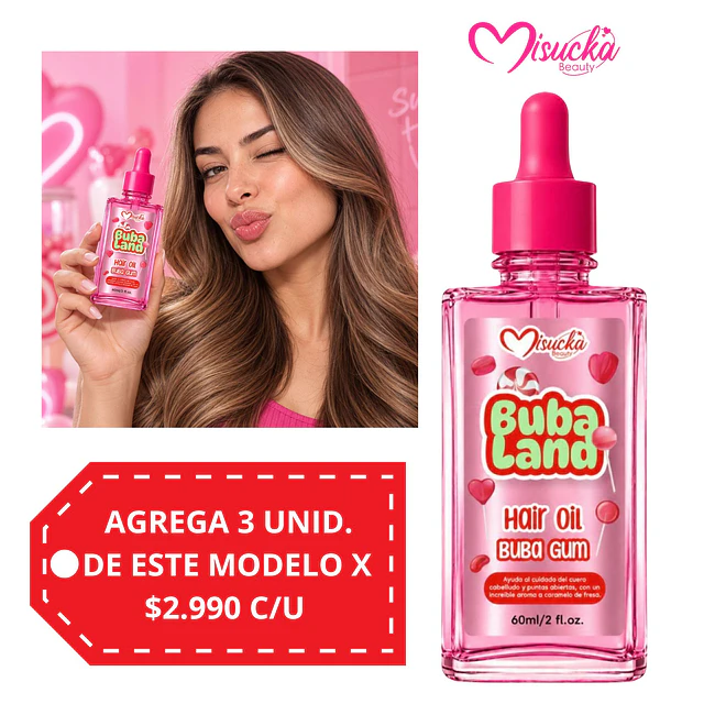 Aceite Capilar Misucka Buba Land 60 ml - Buba Gum