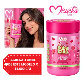 Bomba Nutritiva Capilar Misucka Buba Land 800 ml - Buba Gum