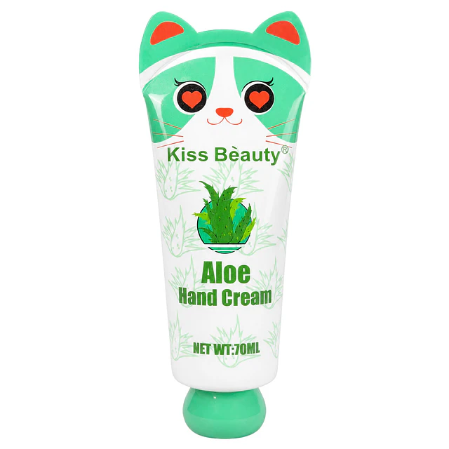 Crema de manos Kiss Beauty 70 ml - Aloe Vera.