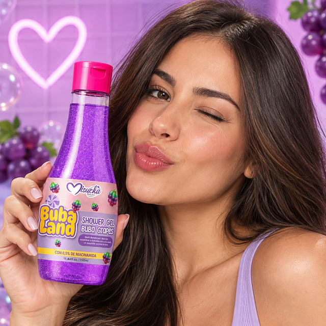 Gel de Ducha Misucka Buba Land 350 ml - Buba Grapes.