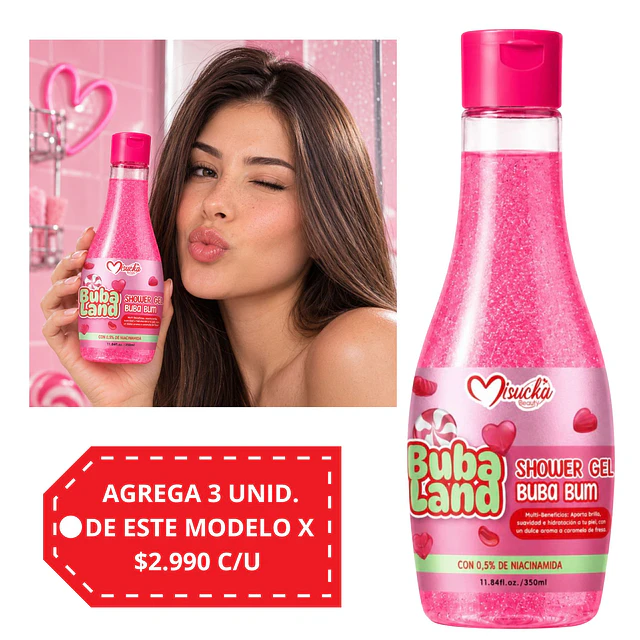 Gel de Ducha Misucka Buba Land 350 ml - Buba Gum.