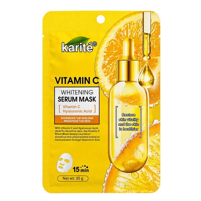 Mascarilla Facial Karité 30 g - Vitamina C.