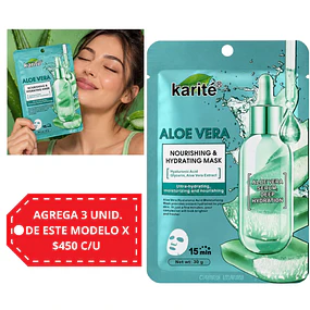 Mascarilla Facial Karite 30 g - Aloe Vera.