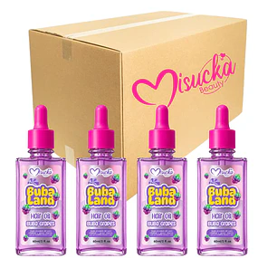 Caja de 12 Aceites Capilares Misucka Buba Land 60 ml - Buba Grapes 