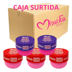 Caja de 36  Cremas de Manos Misucka Buba Land 50 g - SURTIDAS
