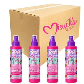 Caja de 12  Protectores de Calor y desenredante Misucka Buba Land 180 ml - Buba Frutti