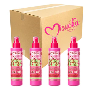 Caja de 12  Protectores de Calor y desenredante Misucka Buba Land 180 ml - Buba Gum