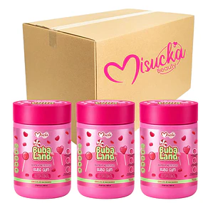 Caja de 12 Bombas Nutritivas Capilar Misucka Buba Land 800 ml - Buba Gum