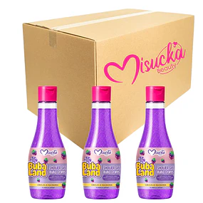 Caja de 12 Gel de Ducha Misucka Buba Land 350 ml - Buba Grapes