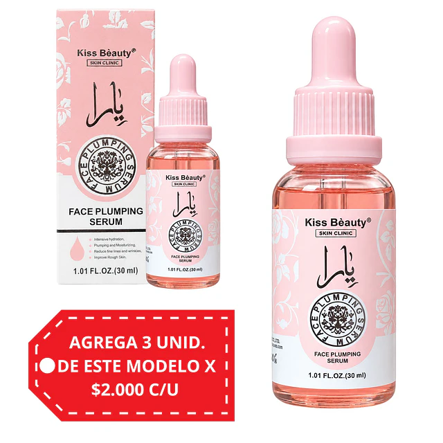 Serum Facial Hidratante y Rellenador Kiss Beauty 30 ml - YARA.