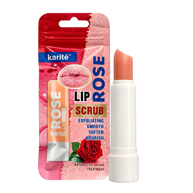 Exfoliante Labial Karité Lip Scrub - Rose 