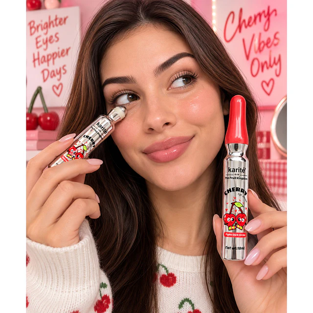 Sérum Roll On para Ojeras Karité 18 ml - Cherry 