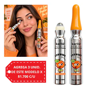 Sérum Roll On para Ojeras Karité 18 ml - Citrus 