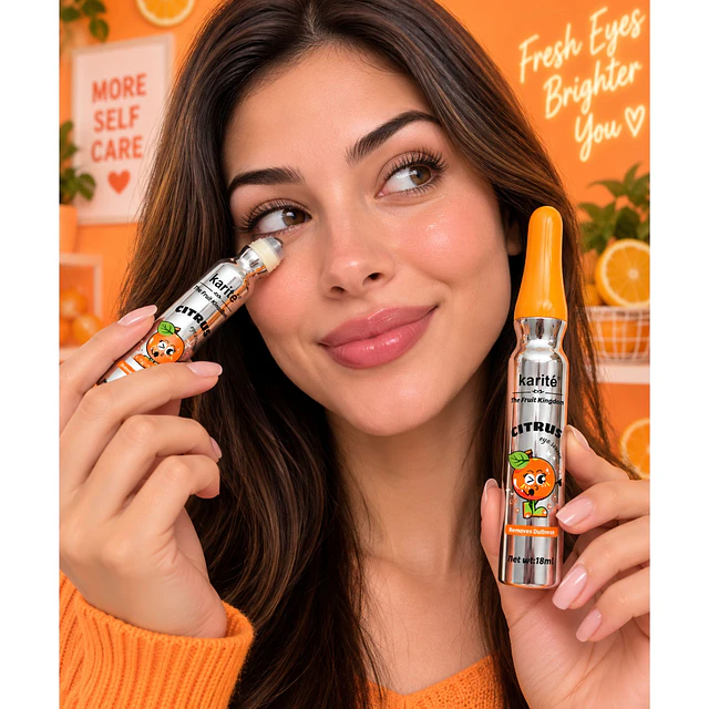 Sérum Roll On para Ojeras Karité 18 ml - Citrus 