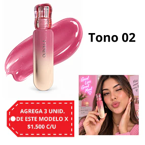 Gloss Labial Hidratante Olibolla Efecto Brillante - Tono 02