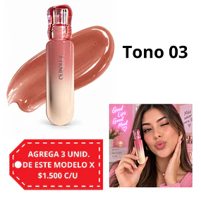 Gloss Labial Hidratante Olibolla Efecto Brillante - Tono 03